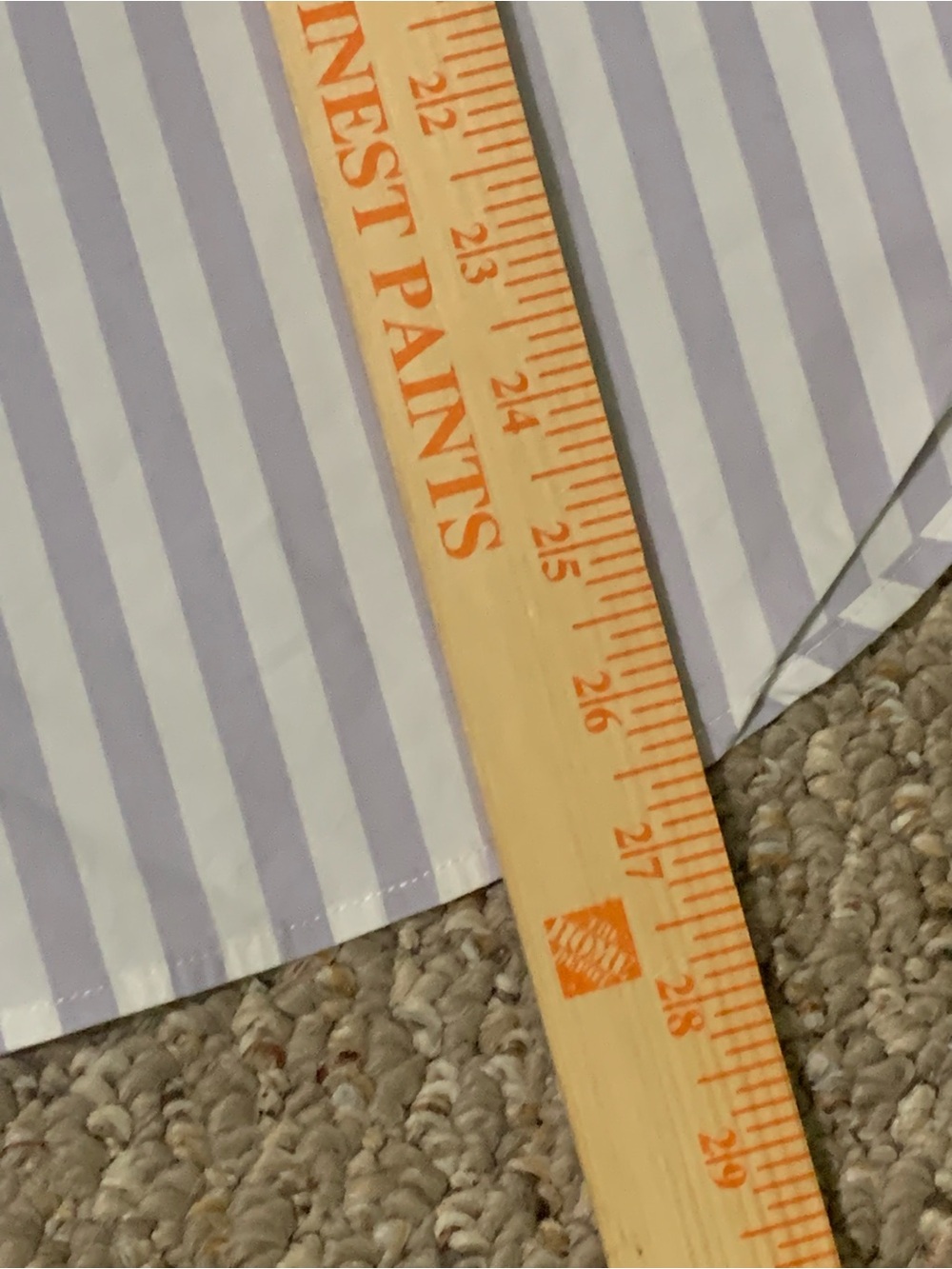 AYR The Deep End classic button down in lavender stripe - Picture 12 of 12